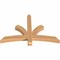 Ekena Millwork Davenport Timber Gable Bracket, Western Red Cedar, 48"W x 32"H x 3 1/2"D x 3 1/2"F, 16/12 Pitch GBW048X32X0404DAV00SWR - alternate 5